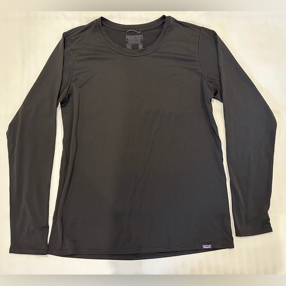 Patagonia Women’s Long Sleeved Capilene Cool Daily Shirt Black Medium